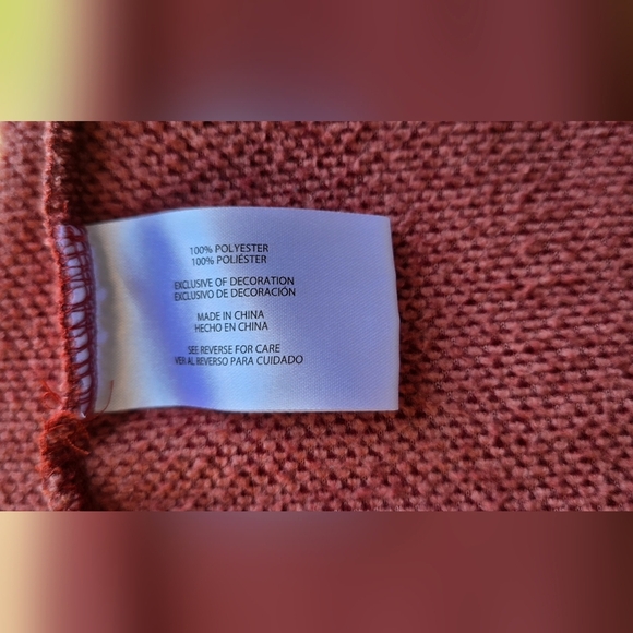 Eddie Bauer Cozy  Red Pullover Sweater - Picture 10 of 11